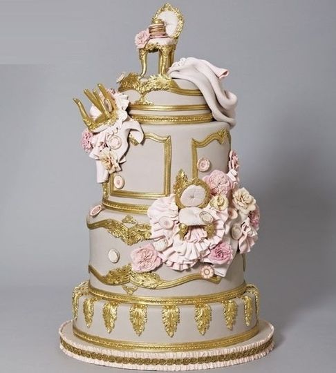 Свадебный торт барокко №166523