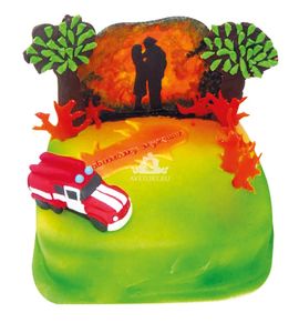 Торт Любимому пожарному