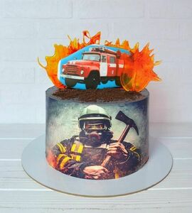 Торт пожарному №454115
