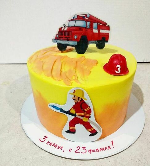 Торт пожарному №454135