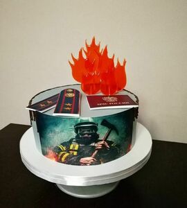 Торт пожарному №454144