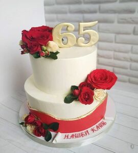 Торт на 65 лет женщине №476824
