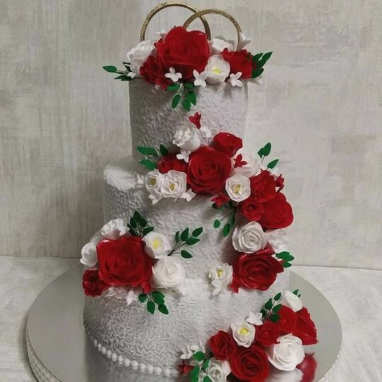 Торт свадебный №503025