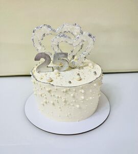 Торт на 25 лет свадьбы №193128