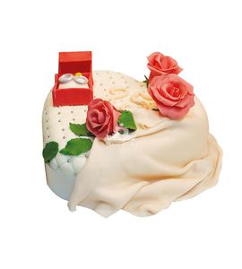 Торт Кольца и розы №6003