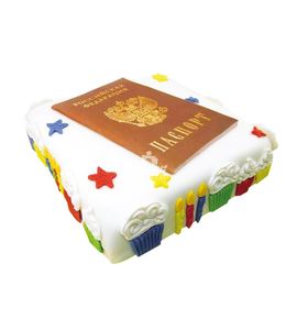 Торт Паспорт на день рождения