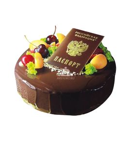 Торт Шоколадный с паспортом
