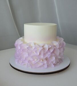 Торт для девочки двухъярусный №133332