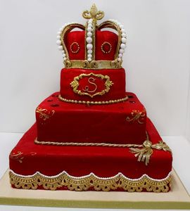 Свадебный торт царский №169552