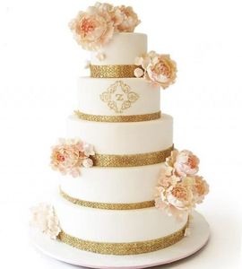 Свадебный торт царский №169557