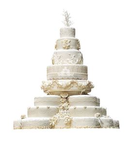 Свадебный торт царский №169559