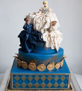 Свадебный торт бал №166460