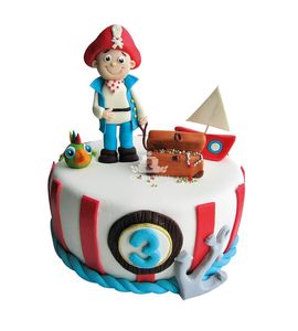 Торт Пират с сундуком №5840