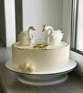 Торт с лебедями №507040