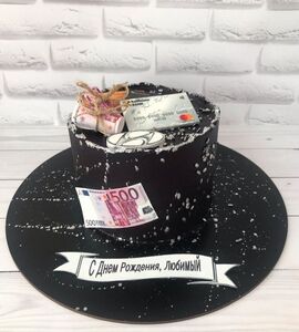 Торт с евро №166010