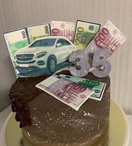 Торт с евро №166011