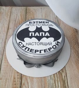 Торт черный с серебром №186017