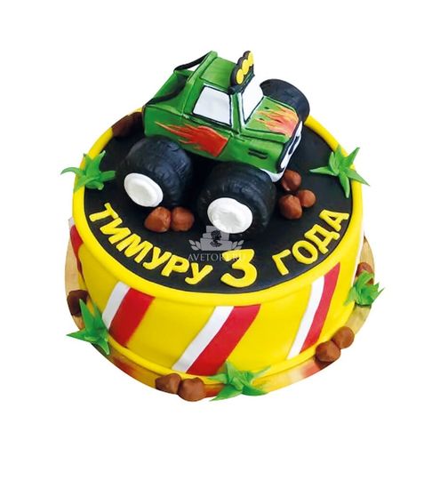 Торт на 3 года мальчику №235679