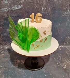 Торт зеленый девочке №151606