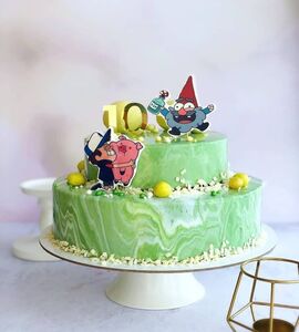 Торт зеленый девочке №151607