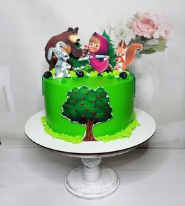Торт зеленый девочке №151630