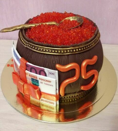 Торт на 75 лет дедушке №477315