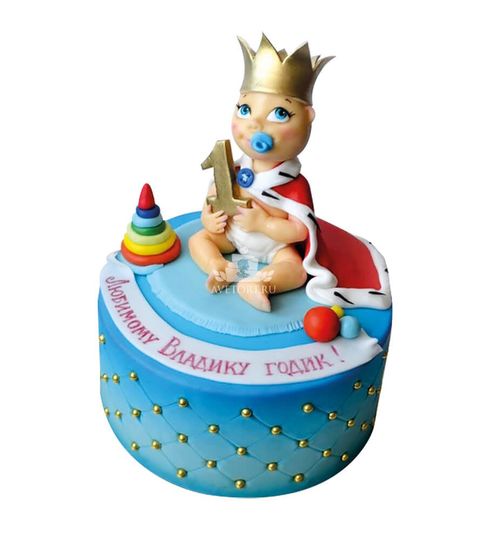 Торт На 1 год принцу №5385