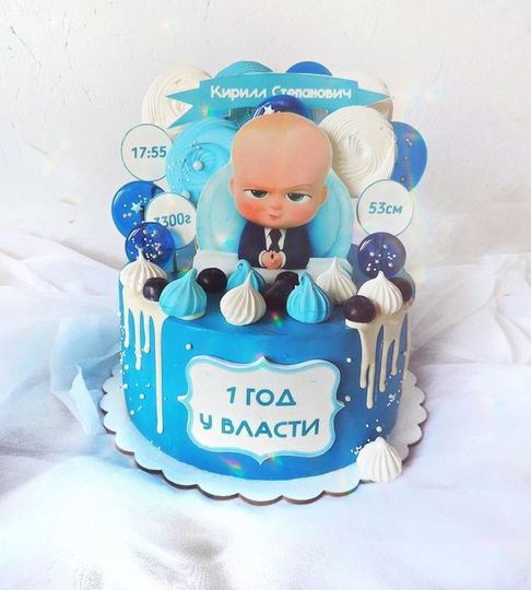 Торт на 1 годик Кириллу №212021