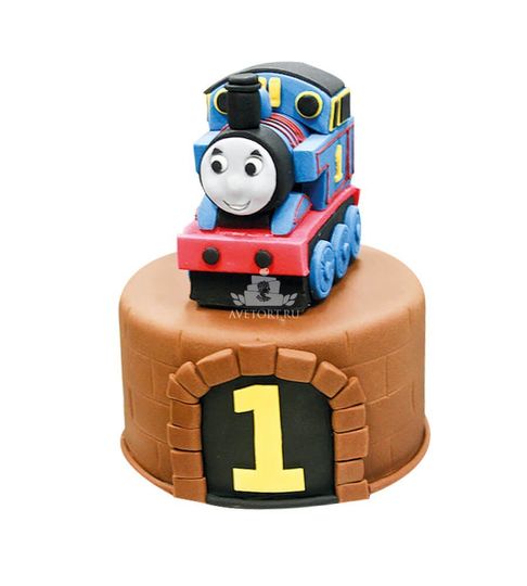 Торт на 1 год паровозик Томас №212129