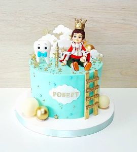 Торт на 1 год мальчику принц №212196