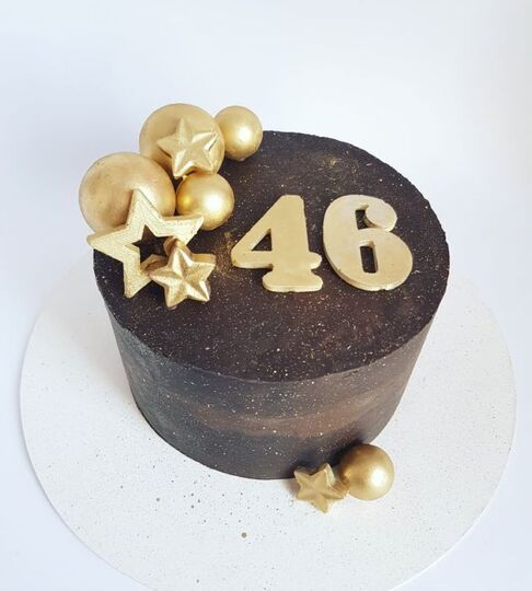 Торт на 46 лет мужчине №115501