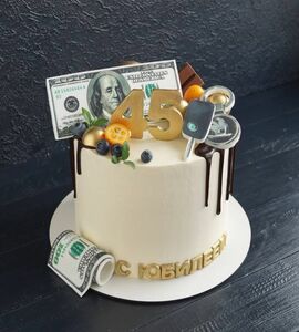 Торт на 45 лет мужчине деньги №475934