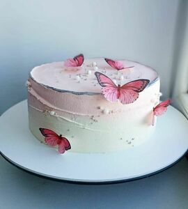 Торт с бабочками №503109
