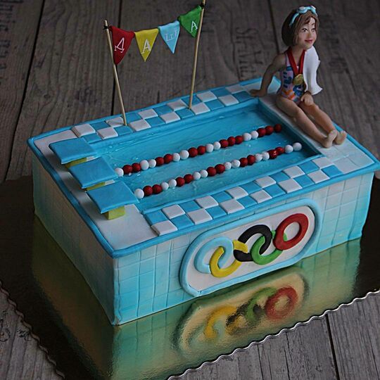 Торт пловчихе №464503