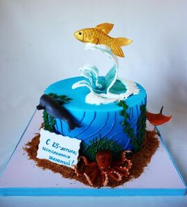 Торт Золотая рыбка №197714
