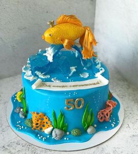 Торт Золотая рыбка №197716
