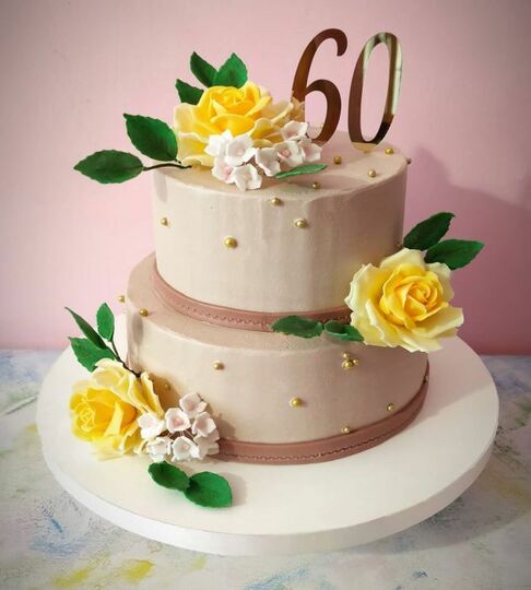 Торт на 60 лет женщине №476542