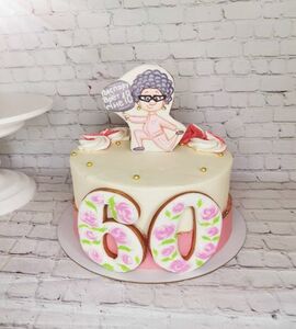 Торт на 60 лет женщине №476552