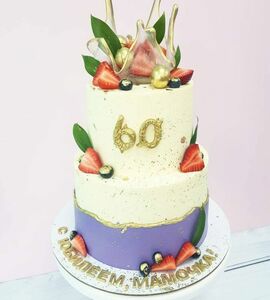 Торт на 60 лет женщине №476578