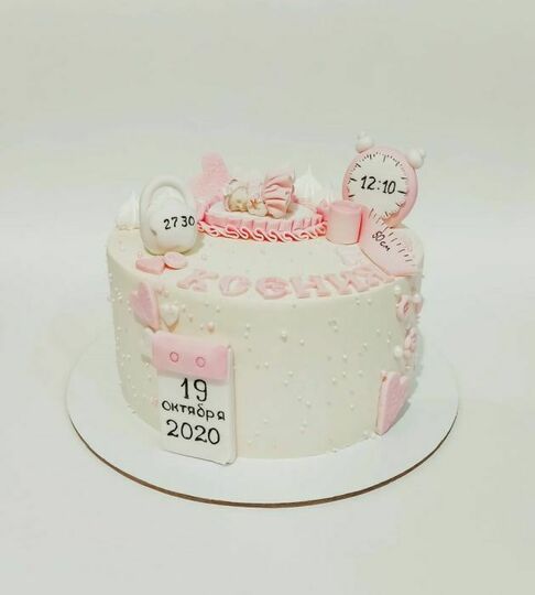 Торт на рождение девочки №487315