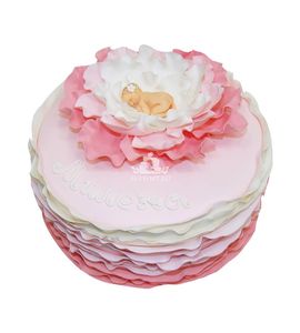Торт Новорожденной дочке №5552