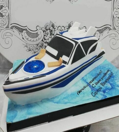 Торт яхта №345739