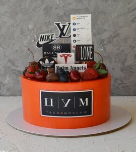 Торт с брендами №127714