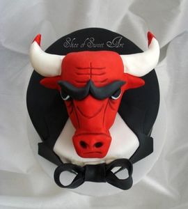 Торт красный бык №293053