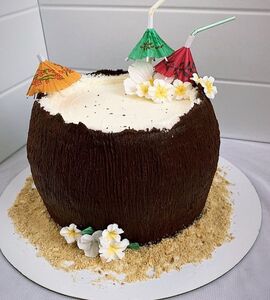 Торт в виде кокоса №147809