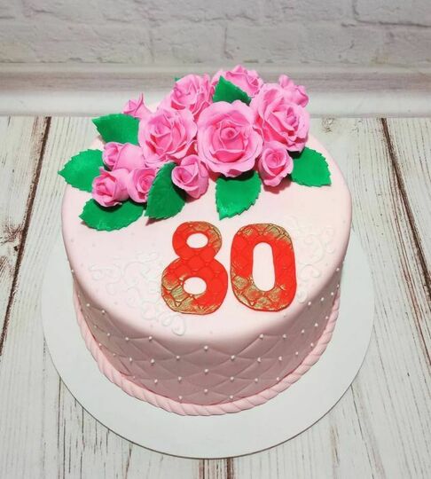 Торт на 80 лет бабушке №477418