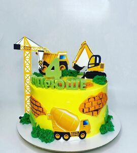 Торт Строительная техника №106002