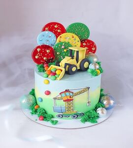 Торт Строительная техника №106005