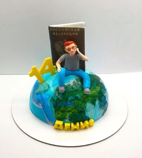 Торт на 14 лет парню №236656