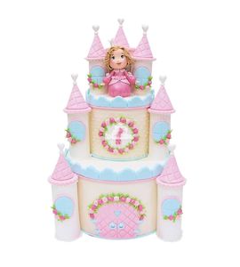 Торт для девочки Замок принцессы: мастер-класс - Эксклюзивные тортики